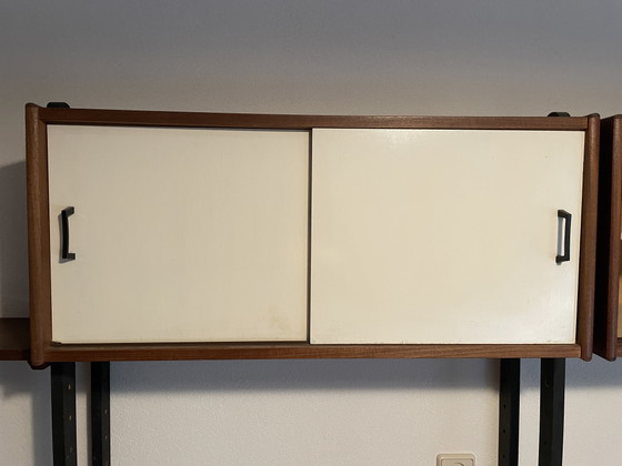Image 1 of Vintage Simpla Lux wandmeubel 405x180x30,5 cm