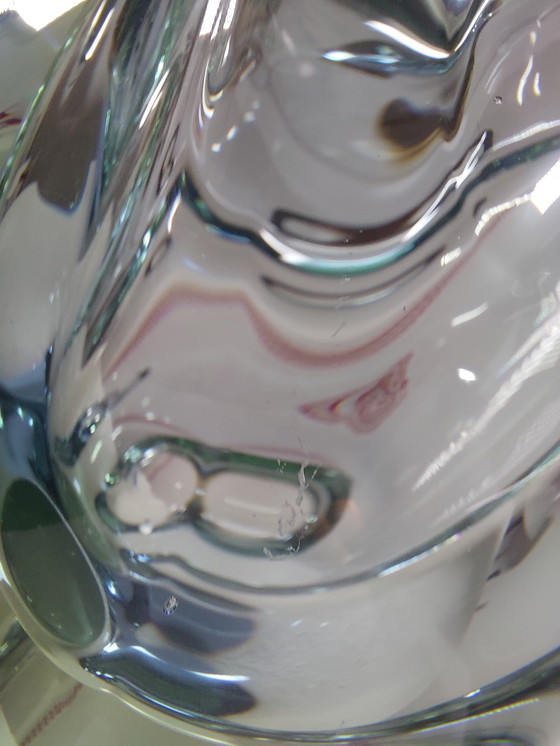 Image 1 of Vintage Mid Century Jan Beranek Glass Vase, Czech Republic