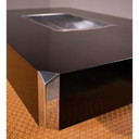 Vintage black coffee table for Mario Sabot, 1970-1980