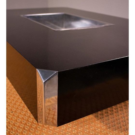 Image 1 of Vintage black coffee table for Mario Sabot, 1970-1980