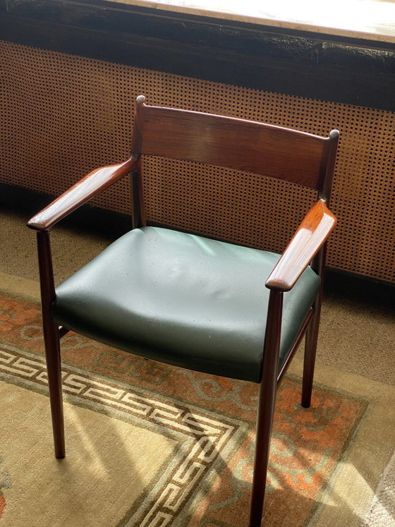 Image 1 of Danish Vintage design dining table + 6 chairs