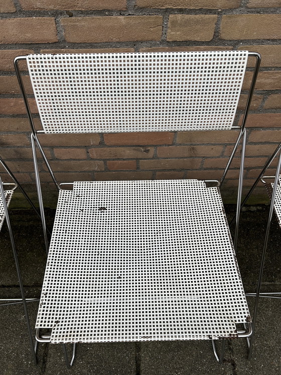Image 1 of 4x Nuova X-Line eetkamerstoelen Niels Jørgen