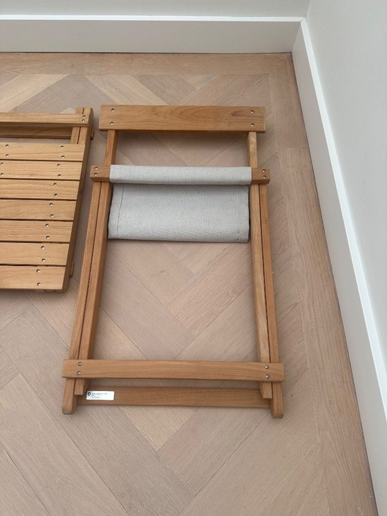 Image 1 of Ensemble de jardin Carl Hansen & Son Deck : 2 chaises + table