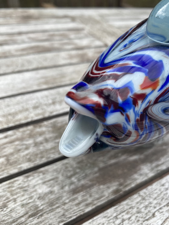 Image 1 of Verre de Murano Grand poisson années 60