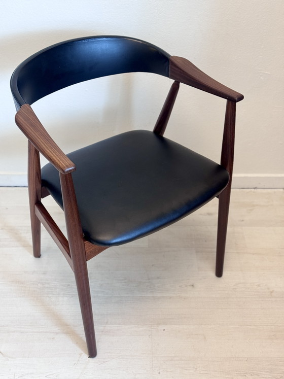 Image 1 of poltrona vintage modello 213 TH Harlev Farstrup Møbler 1958