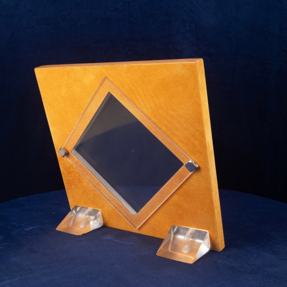 Giorgio Tura Natuurlijk Perkament en Plexiglas Fotolijst voor Tura Milano, 1980 – Lijsten, Leather, Modern (photo 9 of 16)