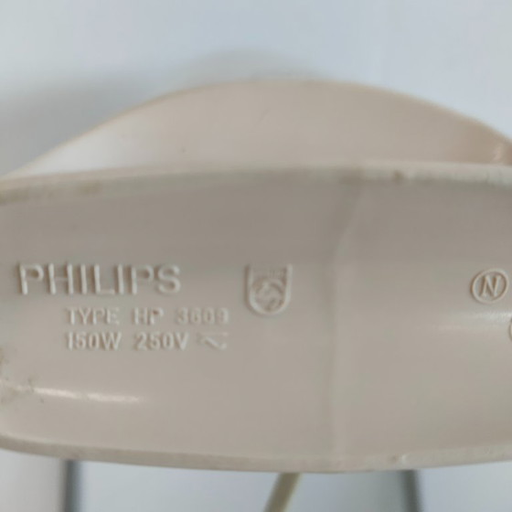 Philips Infraphil Hp3609 Lampada riscaldante Anni '60-'80, Lampade da tavolo, Plastica, Beige, Vintage (foto 8 di 12)