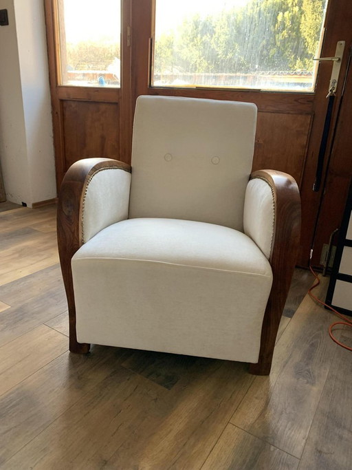 Set di Poltrone Art Déco Ungheresi, anni '30