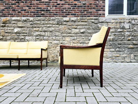 Image 1 of Casala Mid Century Vintage jaren 60/70 zitgroep set bestaande uit een bank en een fauteuil.