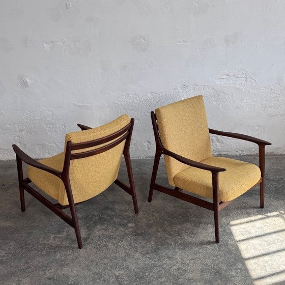 Image 1 of Danish Style Fully Refurbished Mid-Century armchair, 1960