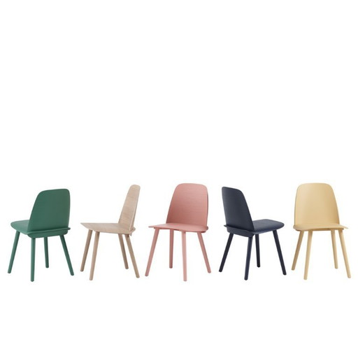 2 x sedia Muuto Nerd nera