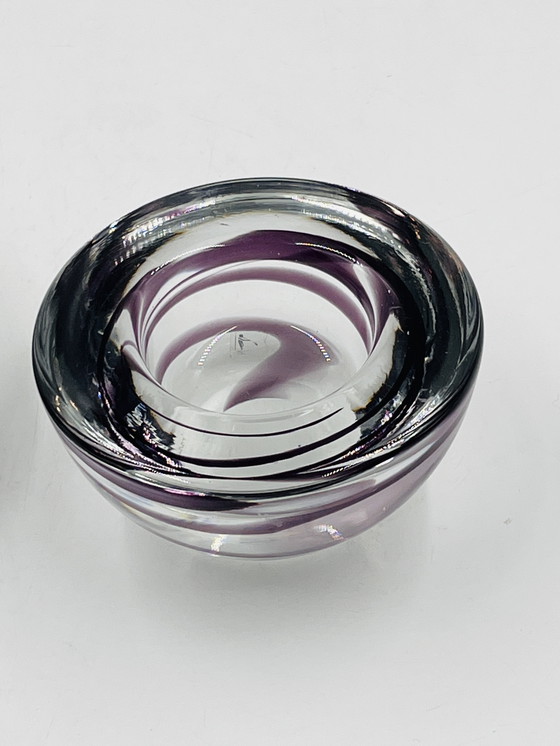 Image 1 of Set di due candelieri Kosta boda di Anna Ehrner