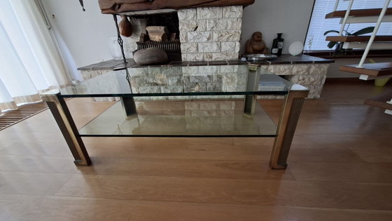 Table basse Ghyczy modèle T14D, Tables basses, Bronze, Métal, Doré, 1980 (photo 5 sur 5)