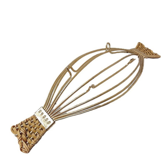 Image 1 of Metalen staven fruitmand vintage