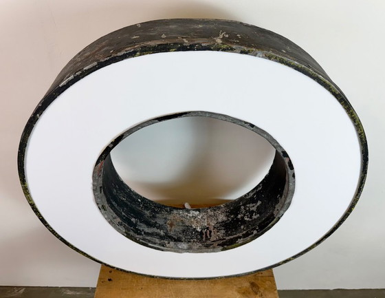 Image 1 of Large Vintage Illuminated Advertising Letter O, 1960s