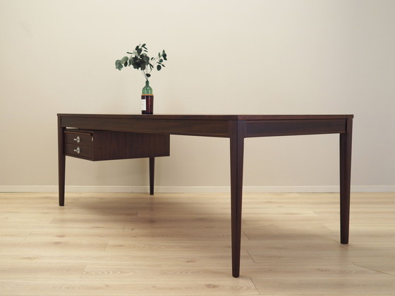 Image 1 of Bureau en acajou, design danois, années 1970, Designer : Finn Juhl