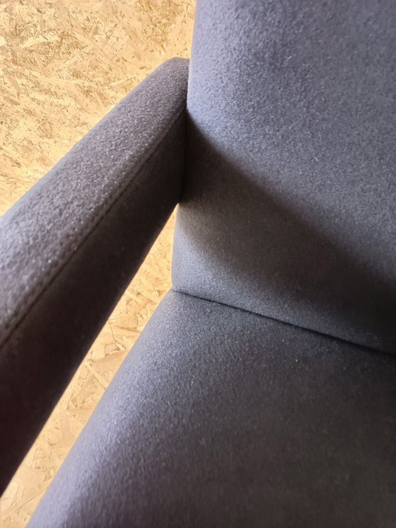 Image 1 of CASSINA Utrecht 637 armchair in Midnight BLUE Kvadrat wool by Gerrit Rietveld
