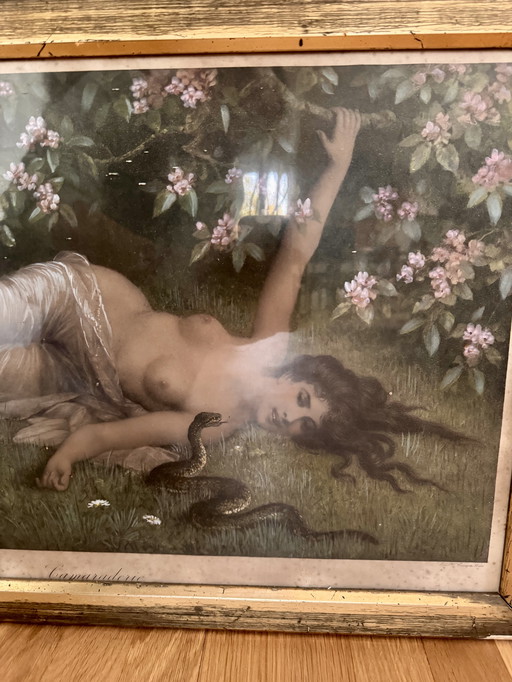 Print Woman with snake