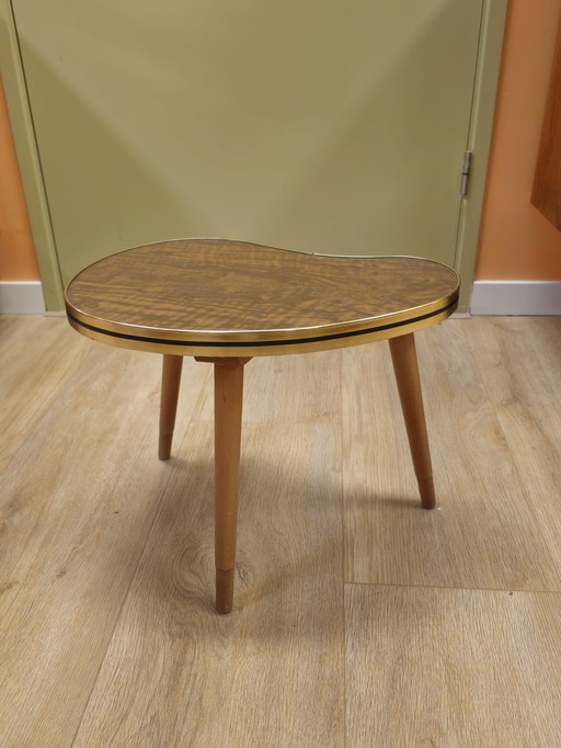 Vintage Kidney Table Plant Table Side Table