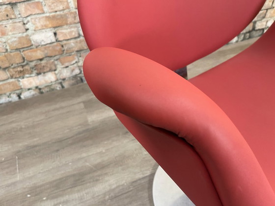Artifort Little Tulip – Rood Skai | Pierre Paulin – Draaistoelen, Metal (photo 11 of 16)