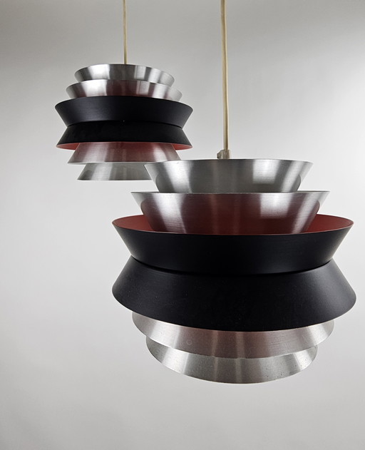 Set de lampes suspendues design danois Carl Thore modèle trava