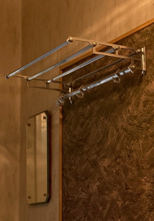 Appendiabiti e specchio in stile Art Déco /// designer: Janos Diosy