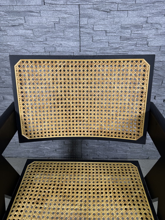 Cassina 051 Capitol Complex Office Chair – Chaises de salle à manger, Wood, Rattan, Modern (photo 10 of 11)