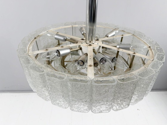 Image 1 of Lámpara de techo/araña de mediados de siglo, diseñada por Doria Leuchten, Alemania, década de 1970.
