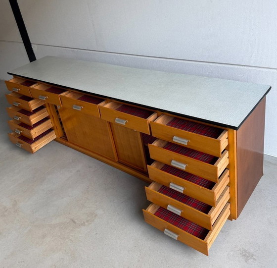 Credenze scolastica industriale vintage – Legno (photo 12 of 15)