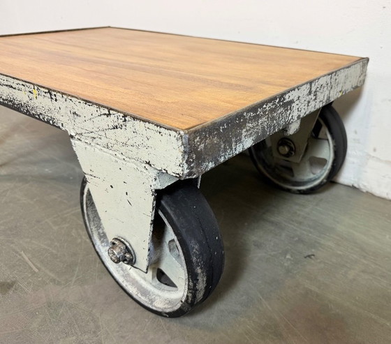 Image 1 of Carrello da caffè industriale grigio, anni '60