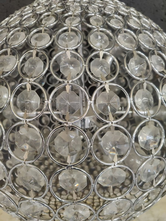 Kristall Design Hängelampe Kugel 12Flammig 60cm DM Vintage 60er 70er – Ceiling lights, Crystal, Chrome (photo 3 of 8)