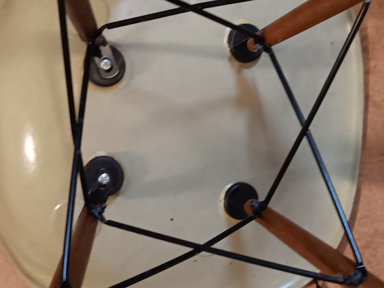 Image 1 of Miller/Vitra DSW on Vitra walnut, fiberglass Midcentury
