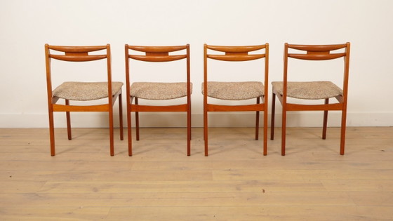 Image 1 of Juego de 4 sillas de comedor | Teca