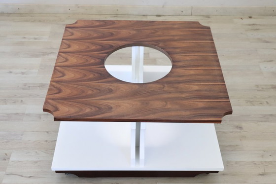 Image 1 of Zwei Farben Quadratischer Couchtisch, Italien 1970er