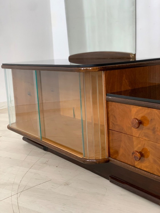 Image 1 of Art Deco mirror chest of drawers Hallway cupboard Bedroom cupboard