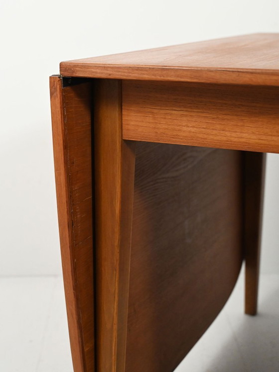 Image 1 of Scandinavian with double drop-leaf teak table