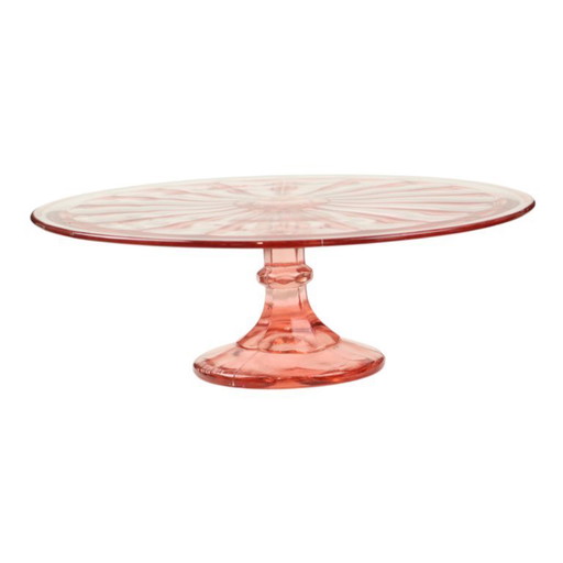 Roze Rosaline Art Deco Taartplateau Scailmont