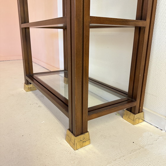 Image 1 of S.T. Valenti vitrine kast hout glasplaten