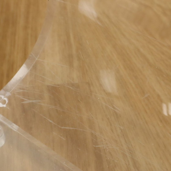 Image 1 of Round Design Coffee Table Lucite