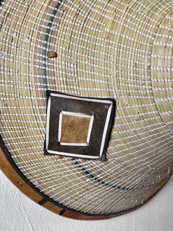 Duo de chapeaux traditionnels Peuls (Tingandé), Afrique de l'Ouest – Décorations murales, Rattan (photo 7 of 16)