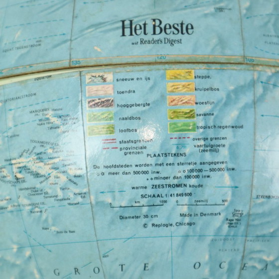 Image 1 of Vintage Globe Gyroscopic