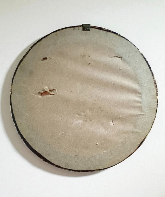 Image 1 of Cuadro con querubín firmado Maria Graziano