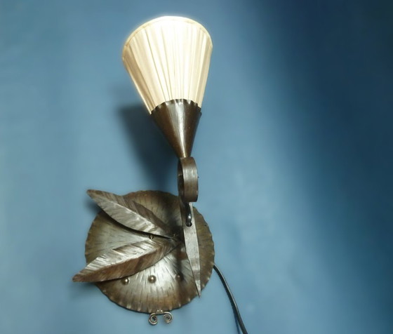 Image 1 of Lampada da parete della scuola di Amsterdam "Piet Kramer"