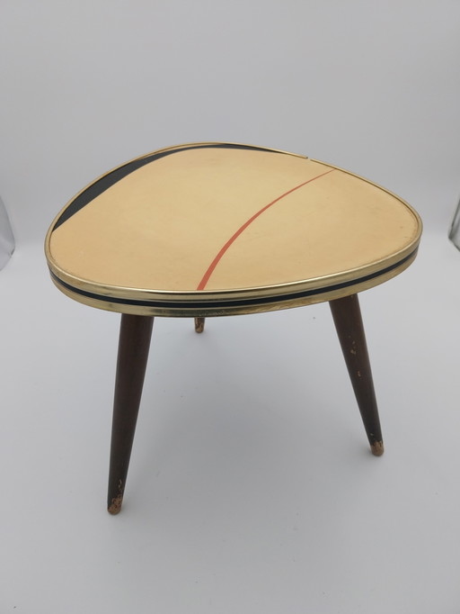 1 x 1950's plant table 3 leg with formica top