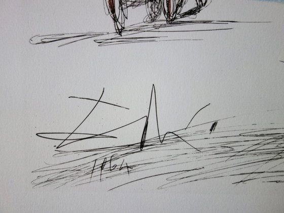 Salvador Dalí: Ciudad de Nueva York, Plaza, Litografía firmada – Litografías y grabados, Paper (photo 4 of 7)