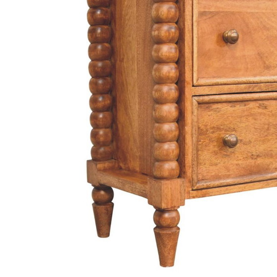 Cassettiera in legno di mango – 3 cassetti con gambe in legno tornite – Artisan, Cassettiere (photo 8 of 8)