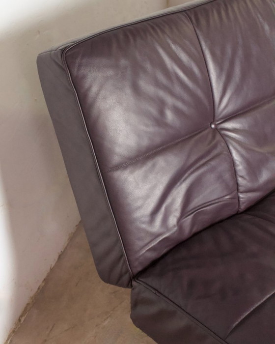 Image 1 of SMALA vintage leren bank voor Cinna, ontwerper Pascal Mourgue, 2000