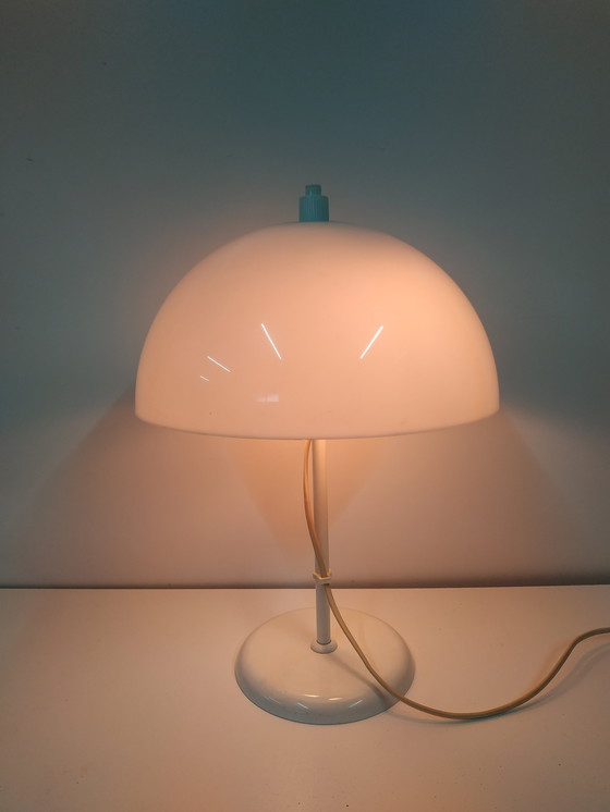 Image 1 of Vintage jaren 70 mushroom tafellamp (2 spots)