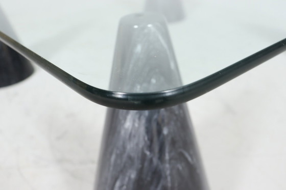 Image 1 of  Coffee Table/Table basse, marbre dans le style de Massimo Vignelli, Italie, années 1980