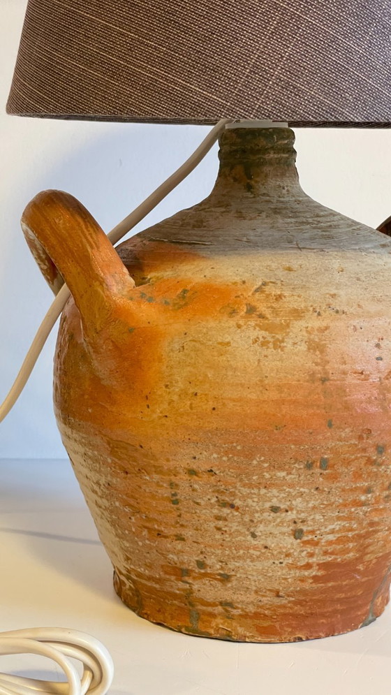 Image 1 of Vintage Handmade Pottery Lamp